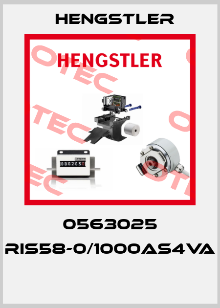 0563025 RIS58-0/1000AS4VA  Hengstler