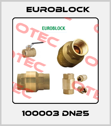 100003 DN25 Euroblock