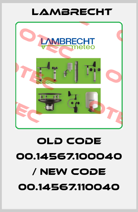 old code 00.14567.100040 / new code 00.14567.110040 Lambrecht