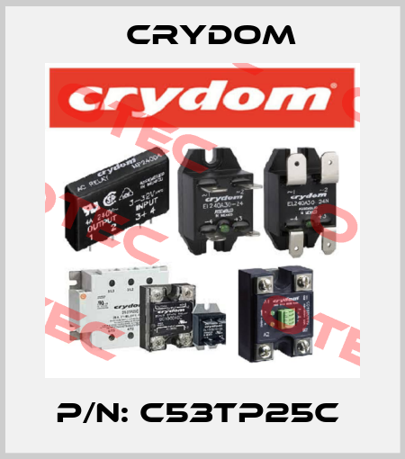 P/N: C53TP25C  Crydom