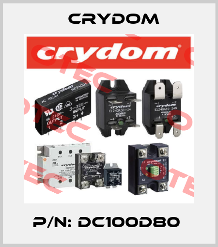 P/N: DC100D80  Crydom
