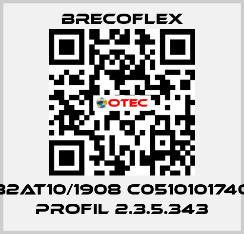 32AT10/1908 C0510101740 Profil 2.3.5.343 Brecoflex