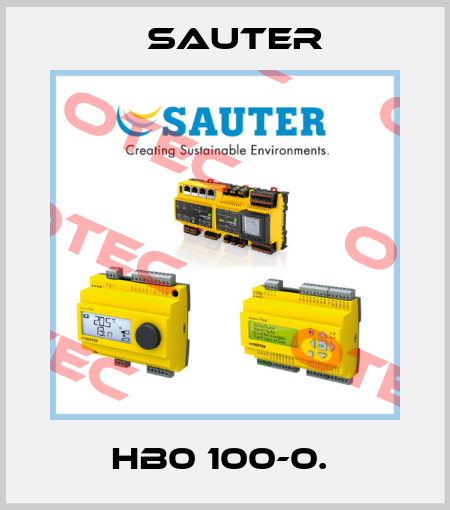 HB0 100-0.  Sauter