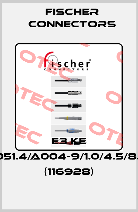 E3 KE 1051.4/A004-9/1.0/4.5/8.7 (116928) Fischer Connectors