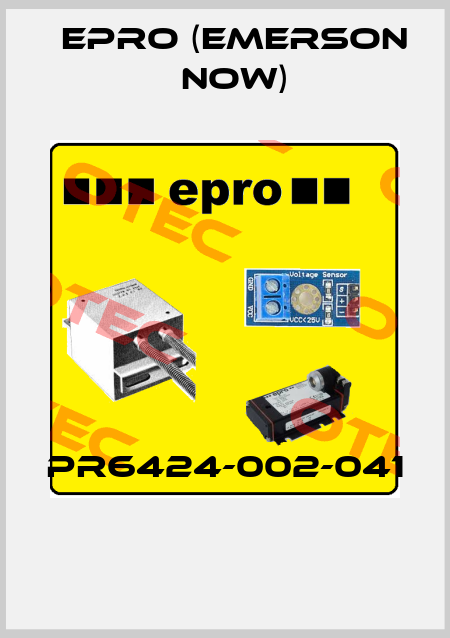 PR6424-002-041  Epro (Emerson now)