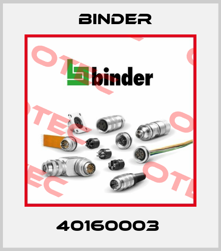 40160003  Binder