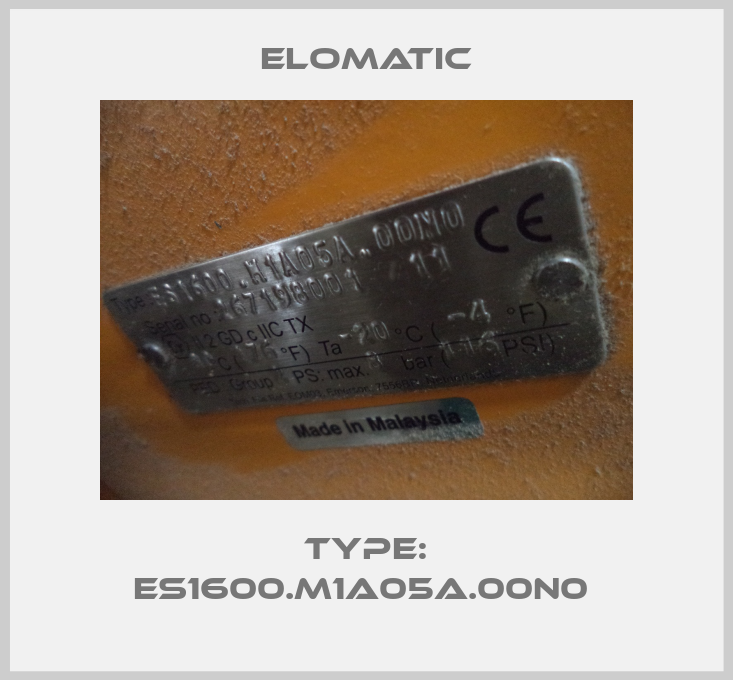 Type: ES1600.M1A05A.00N0 -big