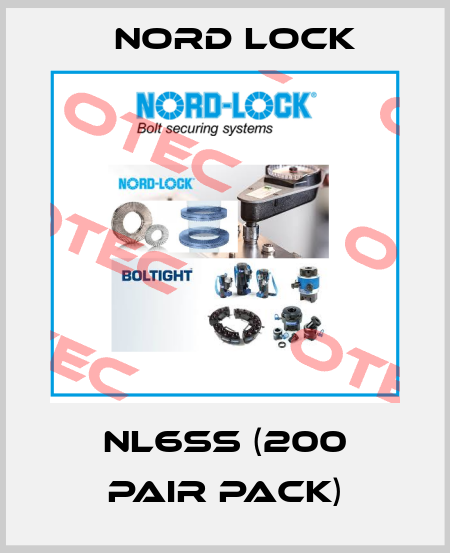 NL6ss (200 pair pack) Nord Lock