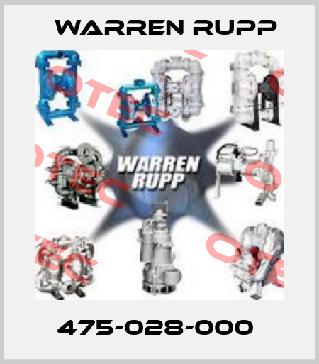 475-028-000  Warren Rupp