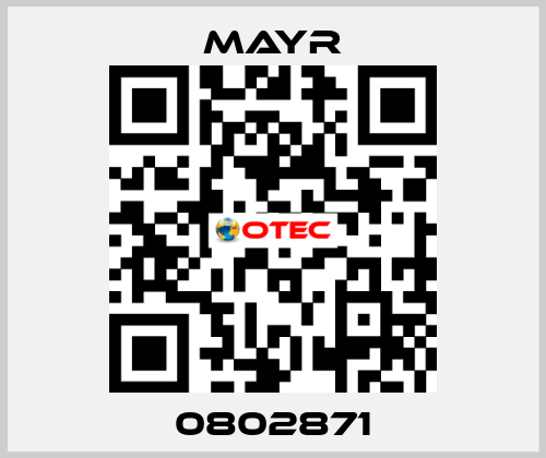 0802871  Mayr