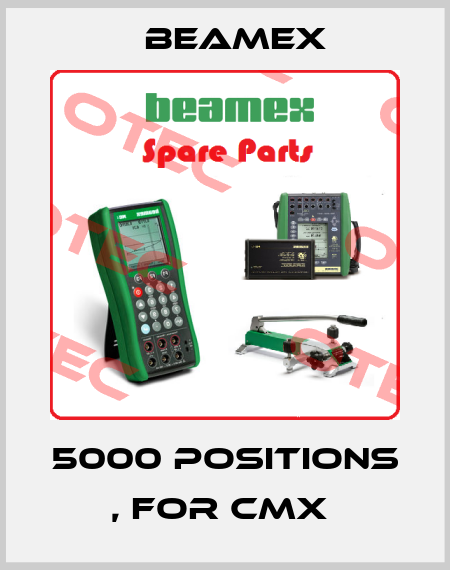 5000 POSITIONS , FOR CMX  Beamex