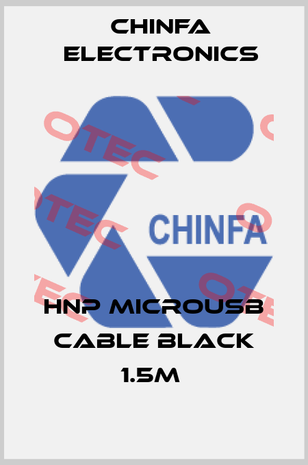 HNP MicroUSB cable black 1.5m  Chinfa Electronics