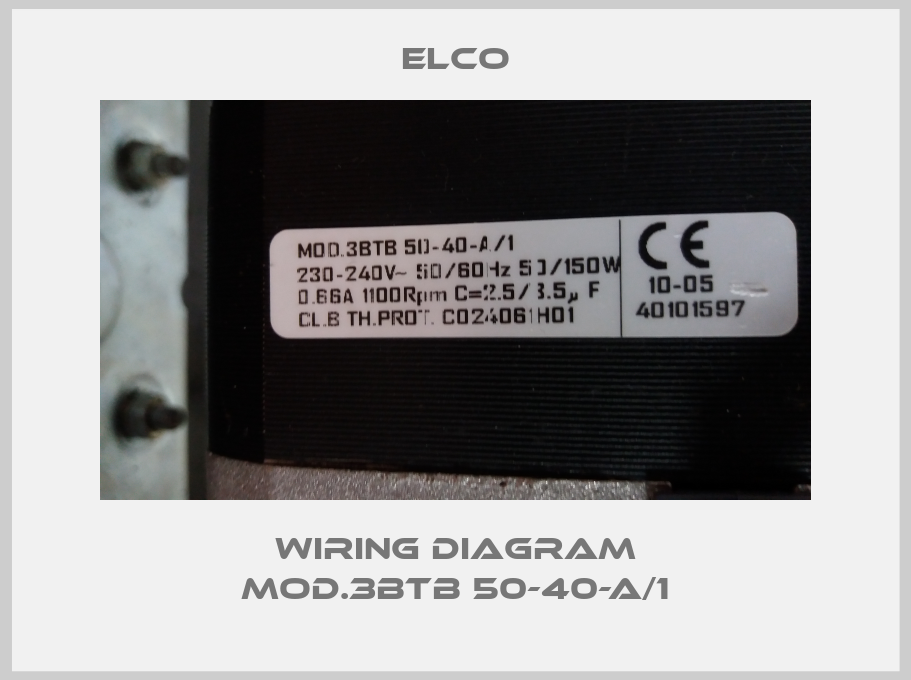 Wiring diagram MOD.3BTB 50-40-A/1-big