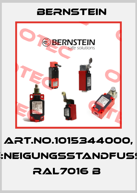 Art.No.1015344000, Type:NEIGUNGSSTANDFUßKPL. RAL7016 B  Bernstein