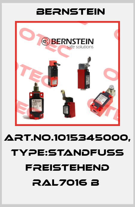 Art.No.1015345000, Type:STANDFUß FREISTEHEND RAL7016 B  Bernstein