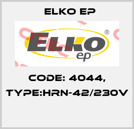 Code: 4044, Type:HRN-42/230V  Elko EP