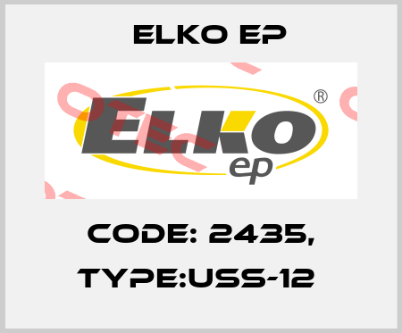 Code: 2435, Type:USS-12  Elko EP