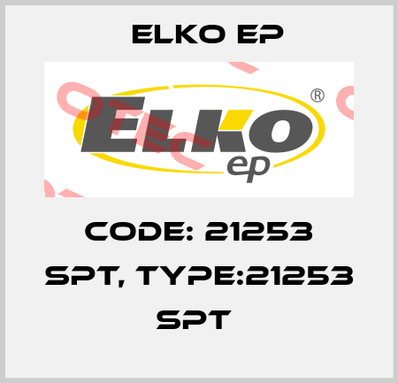 Code: 21253 SPT, Type:21253 SPT  Elko EP