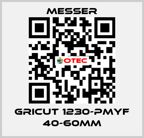 Gricut 1230-PMYF 40-60mm Messer