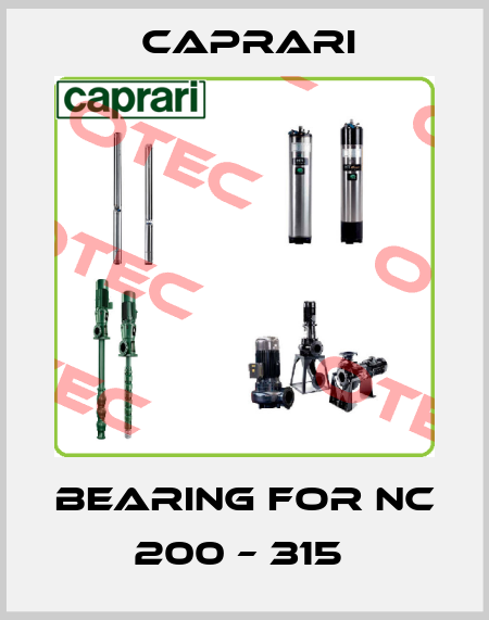 Bearing for NC 200 – 315  CAPRARI 