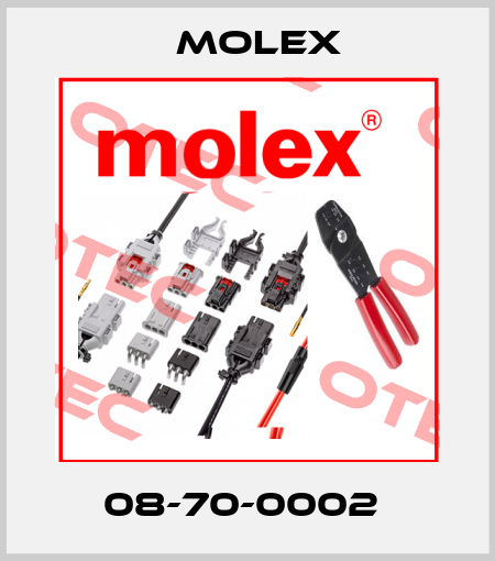 08-70-0002  Molex