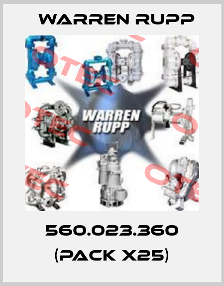 560.023.360 (pack x25) Warren Rupp