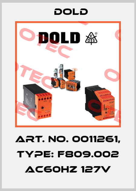 Art. No. 0011261, Type: F809.002 AC60HZ 127V Dold