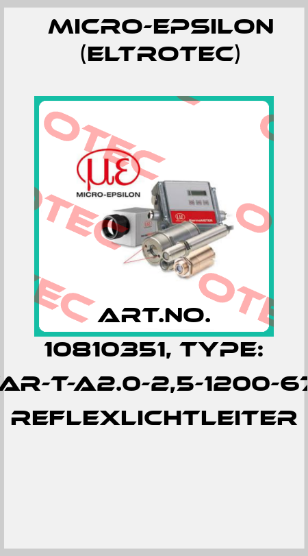 Art.No. 10810351, Type: FAR-T-A2.0-2,5-1200-67° Reflexlichtleiter  Micro-Epsilon (Eltrotec)