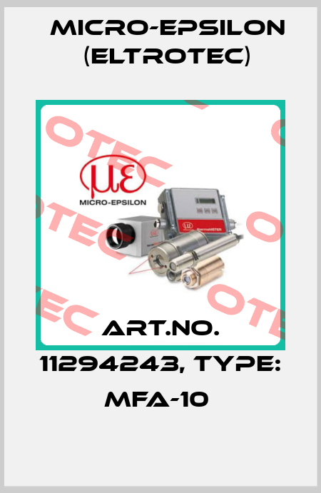 Art.No. 11294243, Type: MFA-10  Micro-Epsilon (Eltrotec)