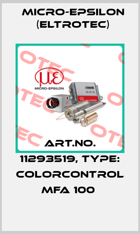 Art.No. 11293519, Type: colorCONTROL MFA 100  Micro-Epsilon (Eltrotec)