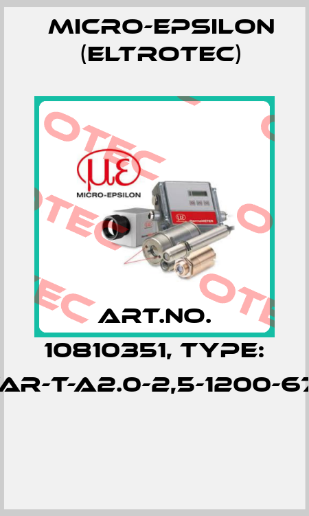 Art.No. 10810351, Type: FAR-T-A2.0-2,5-1200-67°  Micro-Epsilon (Eltrotec)