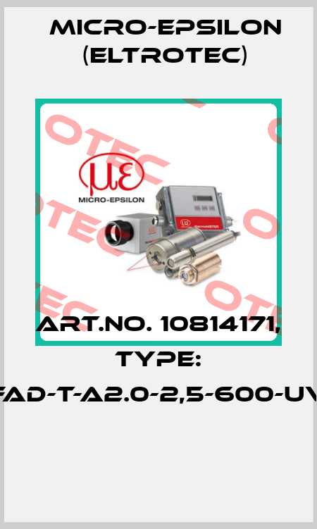 Art.No. 10814171, Type: FAD-T-A2.0-2,5-600-UV  Micro-Epsilon (Eltrotec)