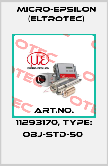 Art.No. 11293170, Type: OBJ-STD-50  Micro-Epsilon (Eltrotec)