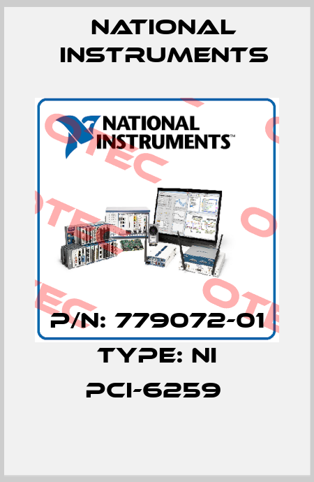 P/N: 779072-01 Type: NI PCI-6259  National Instruments