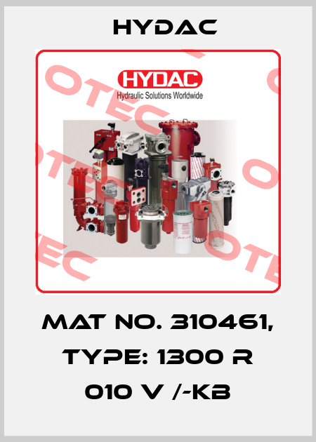 Mat No. 310461, Type: 1300 R 010 V /-KB Hydac