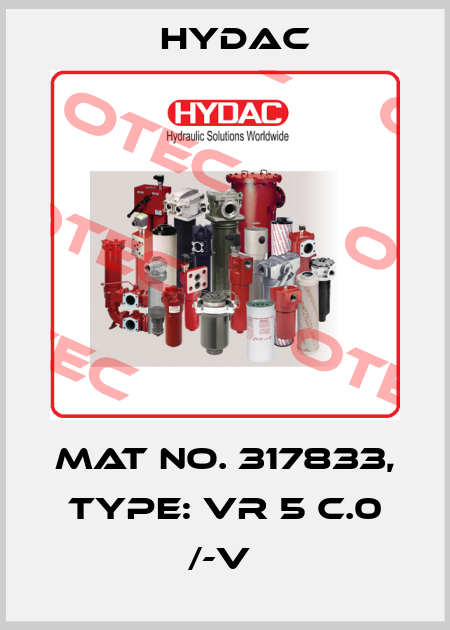 Mat No. 317833, Type: VR 5 C.0 /-V  Hydac