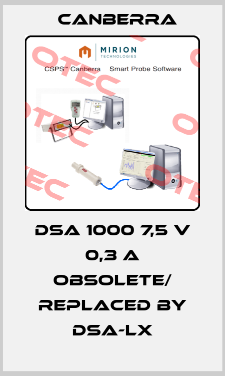 DSA 1000 7,5 V 0,3 A obsolete/ replaced by DSA-LX Canberra