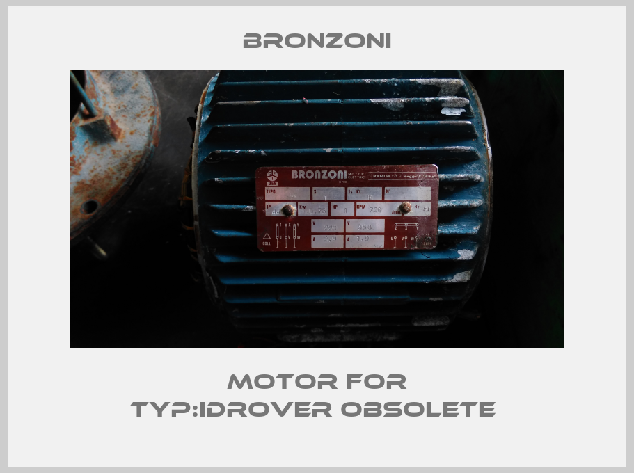Motor for Typ:IDROVER obsolete -big