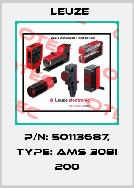 p/n: 50113687, Type: AMS 308i 200 Leuze