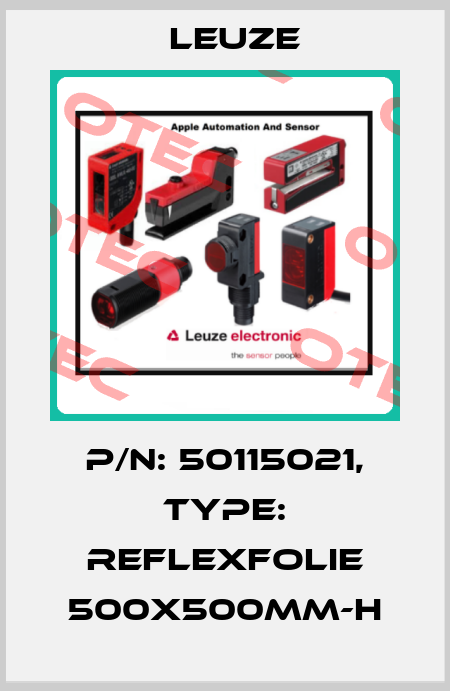 p/n: 50115021, Type: Reflexfolie 500x500mm-H Leuze