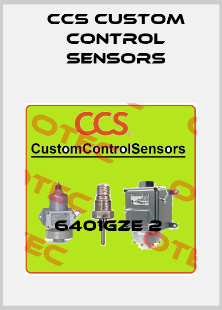 6401GZE 2  CCS Custom Control Sensors