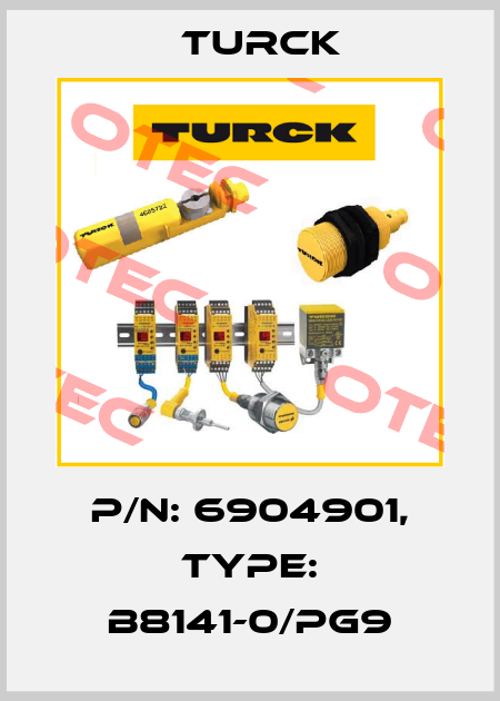 p/n: 6904901, Type: B8141-0/PG9 Turck