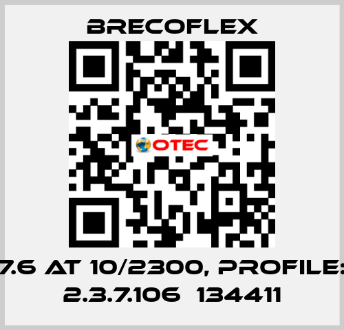 7.6 AT 10/2300, PROFILE: 2.3.7.106  134411 Brecoflex