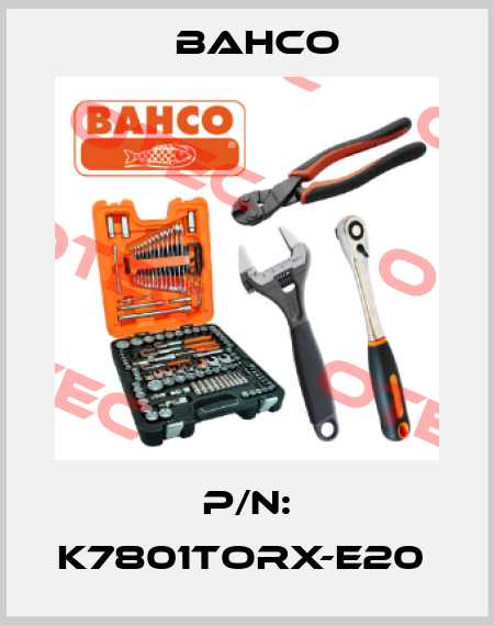 P/N: K7801TORX-E20  Bahco