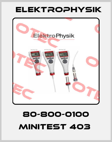 80-800-0100 MINITEST 403  ElektroPhysik