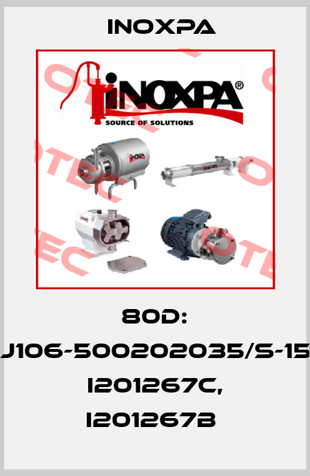 80D: 1J106-500202035/S-15: I201267C, I201267B  Inoxpa