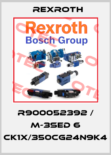 R900052392 / M-3SED 6 CK1X/350CG24N9K4 Rexroth