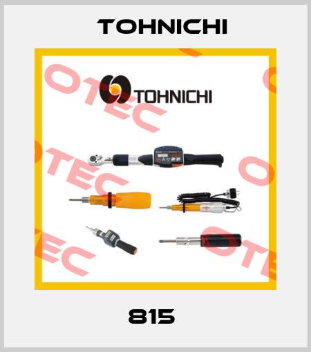815  Tohnichi