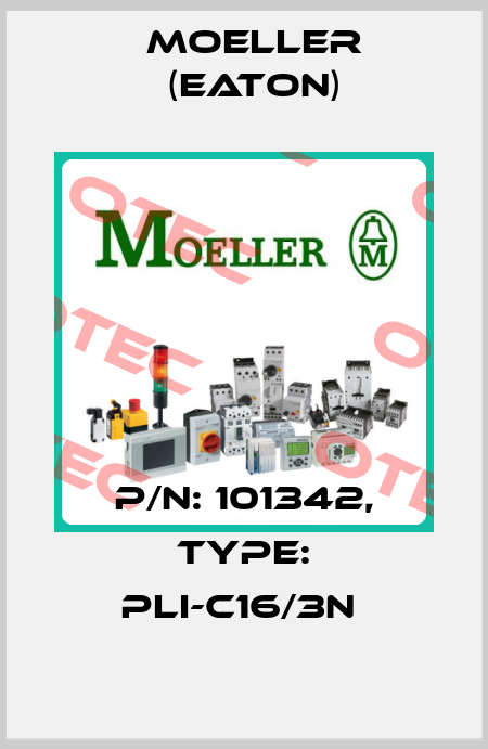 P/N: 101342, Type: PLI-C16/3N  Moeller (Eaton)
