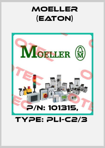 P/N: 101315, Type: PLI-C2/3  Moeller (Eaton)